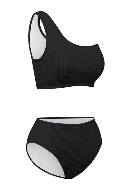 Single Shoulder Bikini Set - Selvanelle