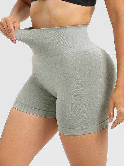 High Waist Active Shorts for Women - Stretchy Sportswear - Selvanelle