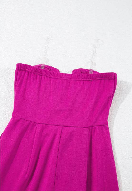 Tied Tube Wide Leg Jumpsuit - Selvanelle