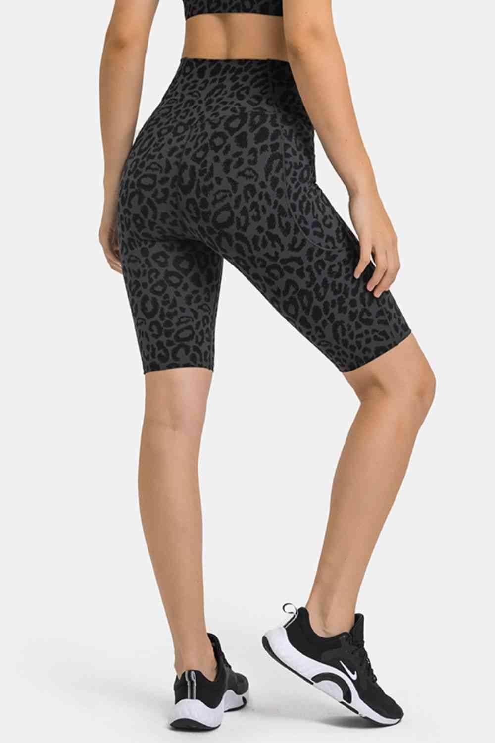 Millennia High Waist Biker Shorts with Pockets for Women - Selvanelle