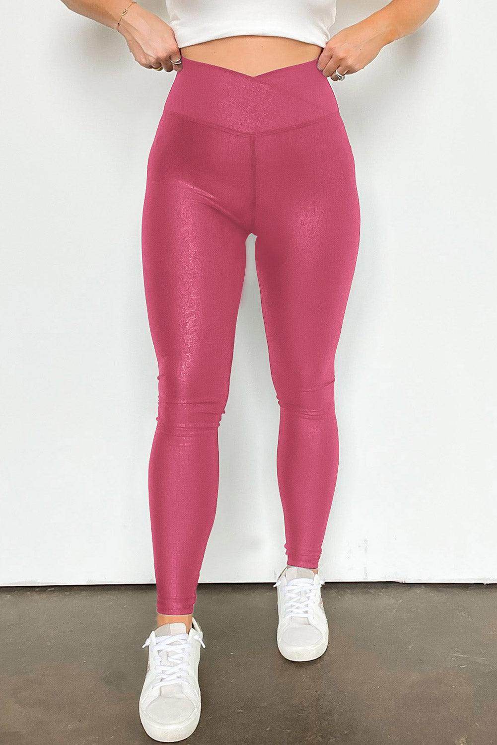 Solid High Waist Leggings for Women - Opaque Stretch Fit - Selvanelle