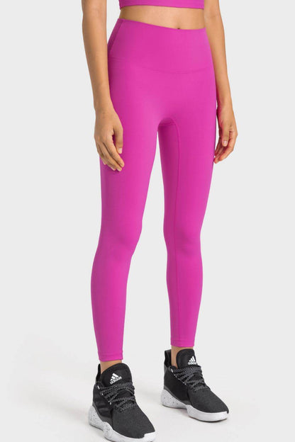 Millennia High-Rise Wide Waistband Yoga Leggings - Selvanelle