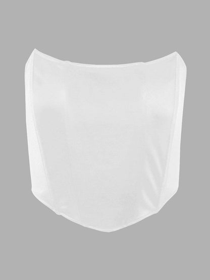 Stylish Tube Cropped Top for Effortless Summer Fashion - Selvanelle