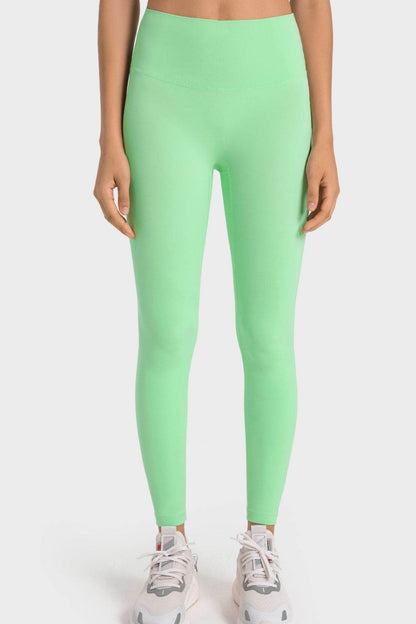Millennia High-Rise Wide Waistband Yoga Leggings - Selvanelle