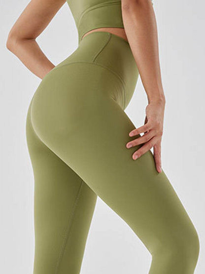 Wide Waistband Sports Leggings for Ultimate Comfort Fit - Selvanelle