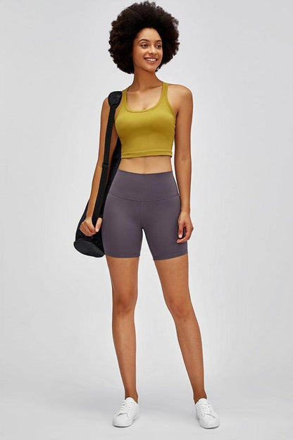 Millennia High Waist Training Shorts for Comfort and Style - Selvanelle