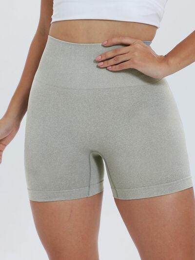 High Waist Active Shorts for Women - Stretchy Sportswear - Selvanelle