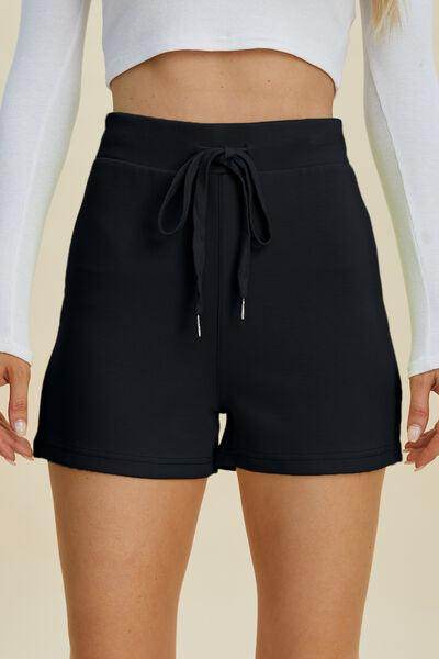 Basic Bae Full Size Air Scuba Drawstring High Waist Shorts - Selvanelle