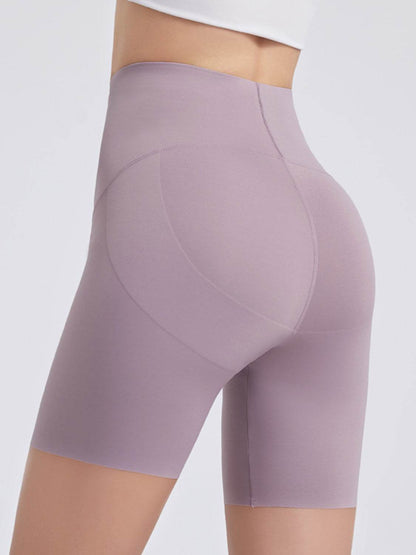 Wide Waistband Sports Shorts - Selvanelle