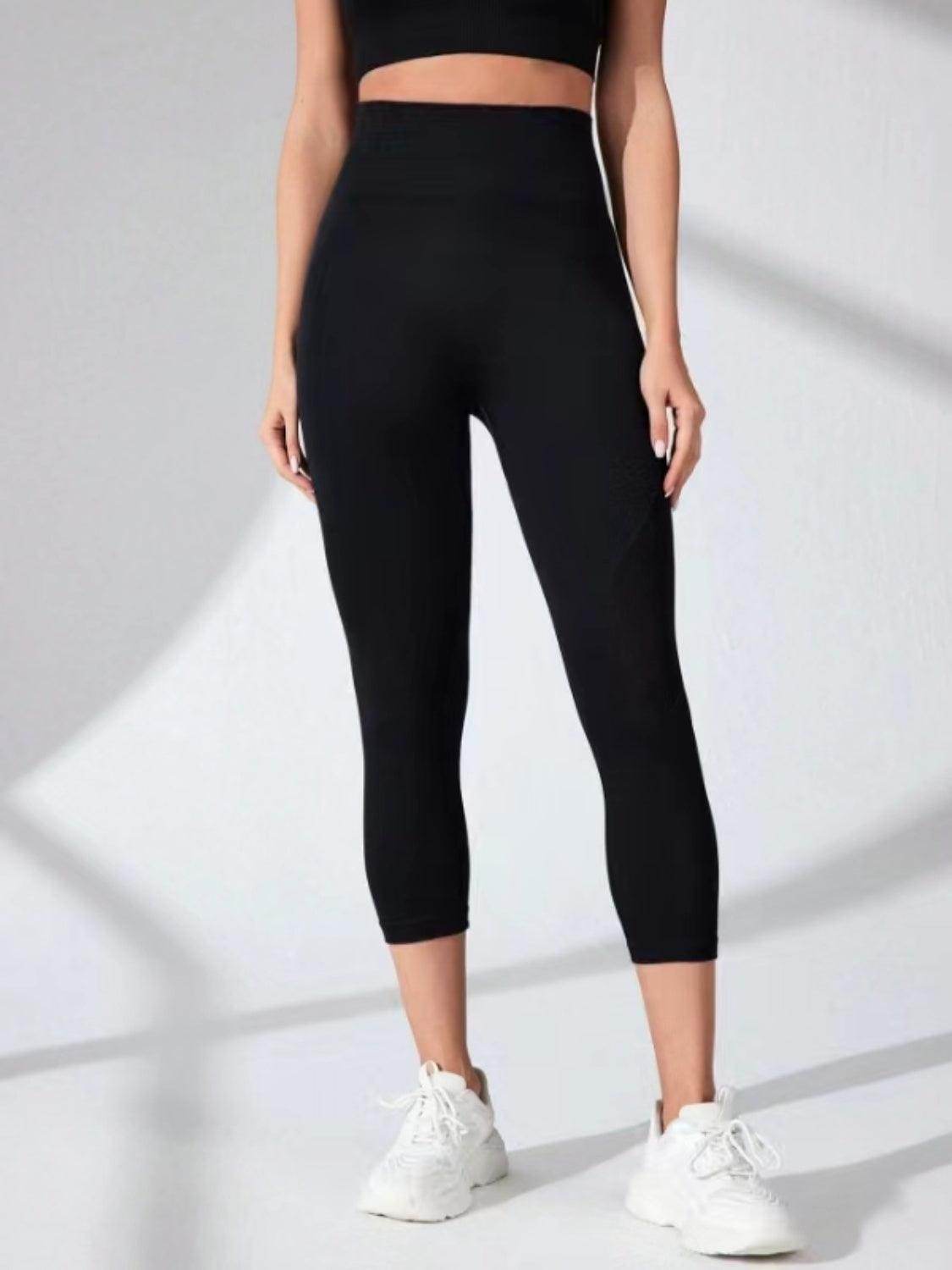 High Waist Cropped Active Leggings for Ultimate Comfort - Selvanelle