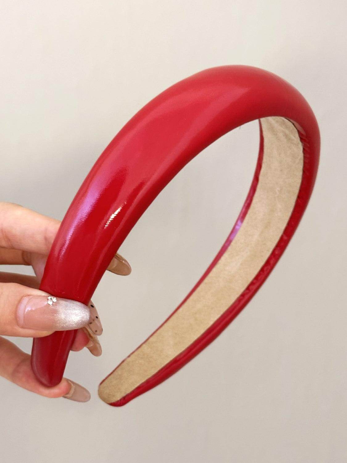 PU Leather Wide Headband for Stylish Hair Accessories - Selvanelle