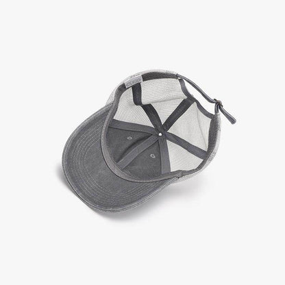 Breathable Mesh Adjustable Baseball Cap for Comfort and Style - Selvanelle