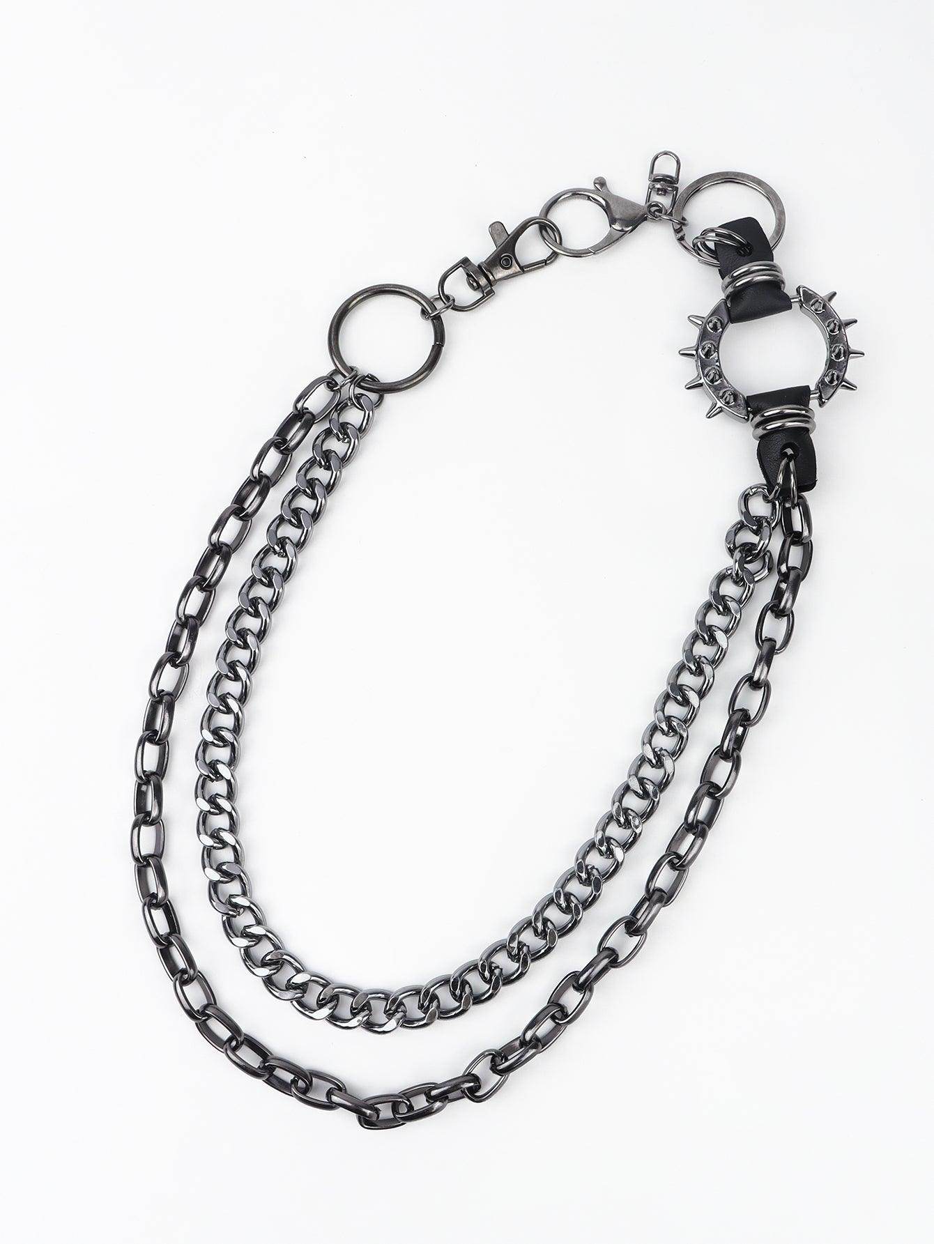 Punk Aluminium Chain Belt For Unique Fashion Statement - Selvanelle