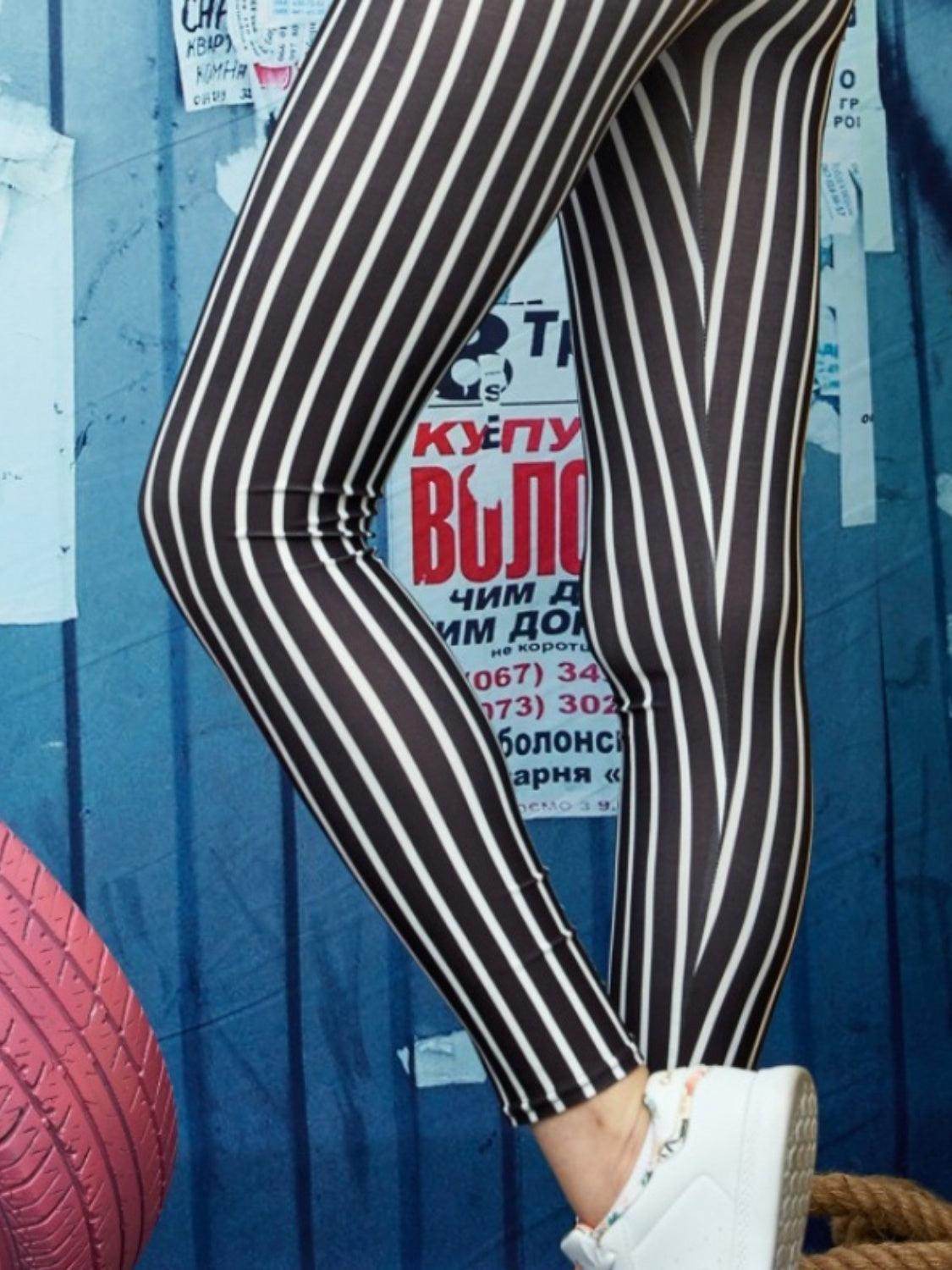 Printed High Waist Skinny Leggings for Women Stylish Fit - Selvanelle