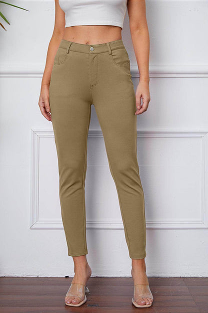 StretchyStitch Pants by Basic Bae for Comfort and Style - Selvanelle