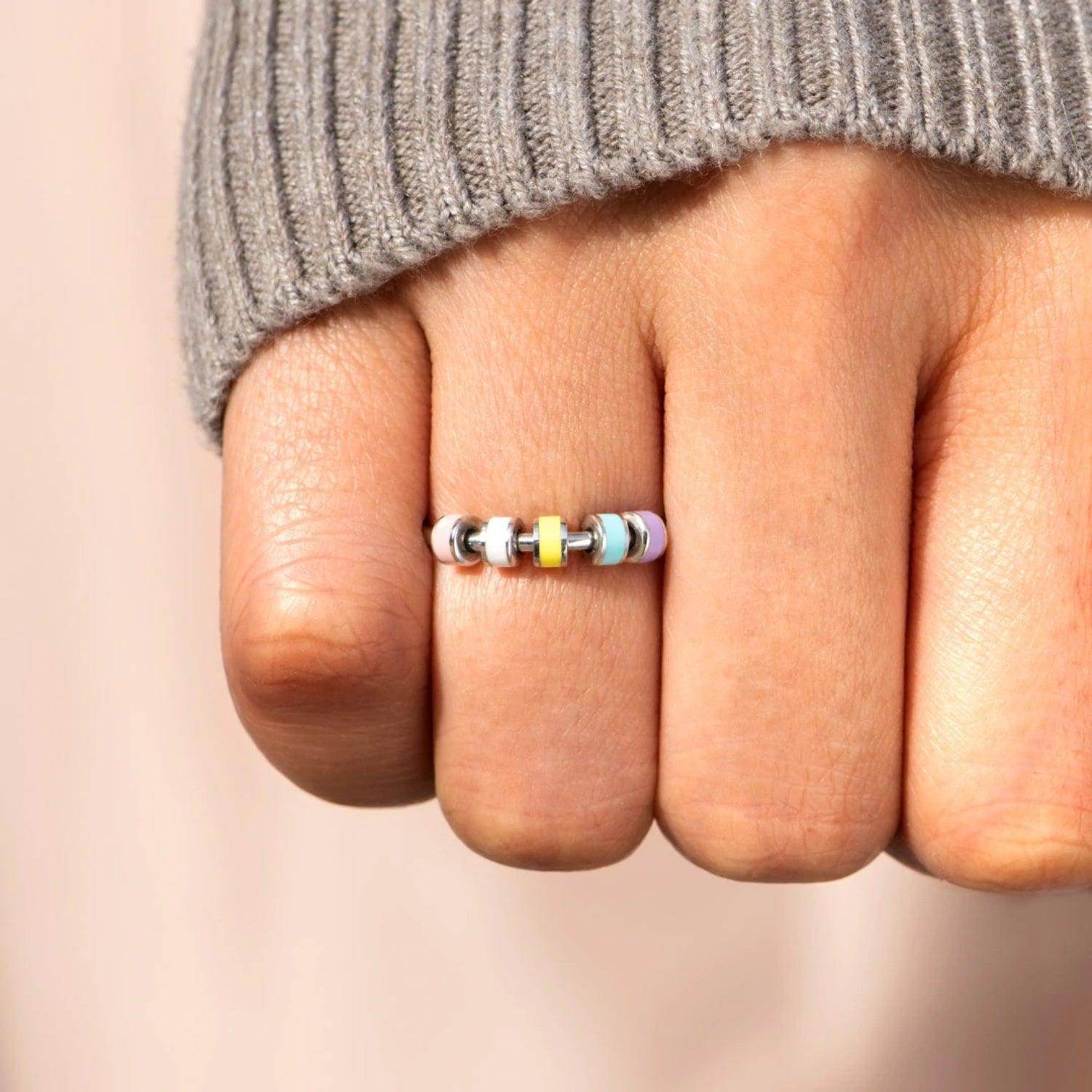 925 Sterling Silver Oil Drip Ring for Elegant Style - Selvanelle