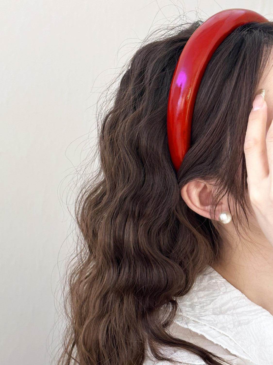 PU Leather Wide Headband for Stylish Hair Accessories - Selvanelle