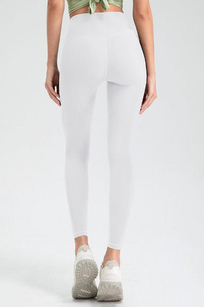 Wide Waistband High Waist Sport Leggings for Active Comfort - Selvanelle