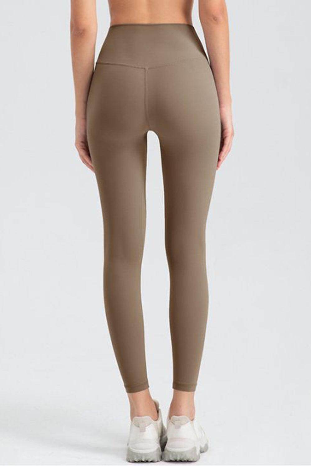 Wide Waistband Slim Fit Active Leggings for Women - Selvanelle