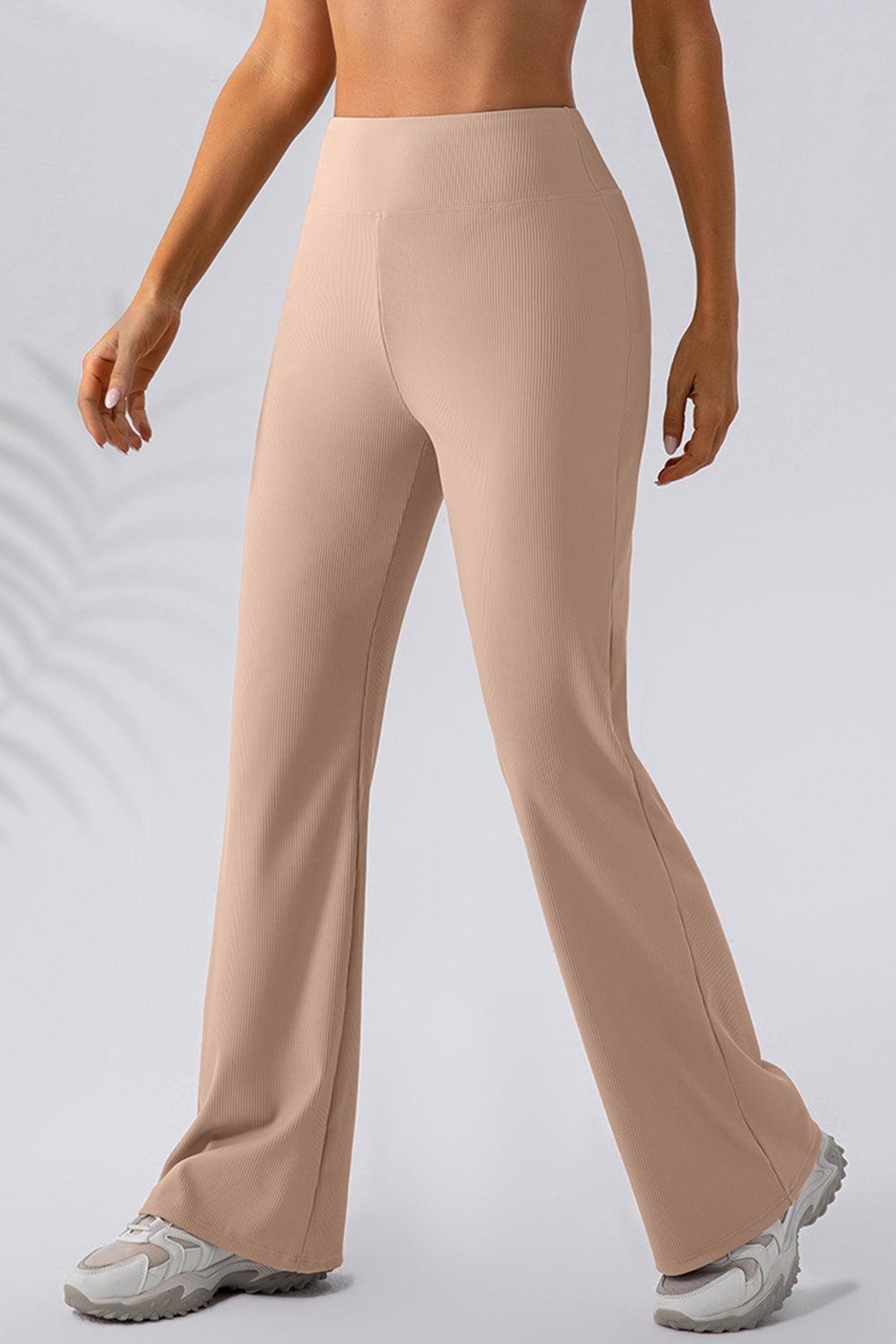 High Waist Straight Active Pants for Comfort and Style