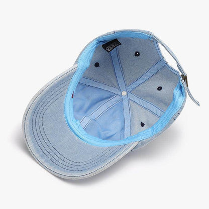 Distressed Cotton Baseball Cap for Casual Style and Comfort - Selvanelle