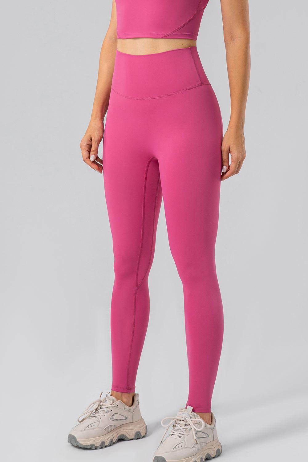 High Waist Wide Waistband Active Leggings for Women - Selvanelle